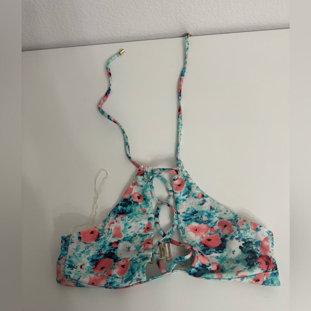 Beach bunny lace up bikini top